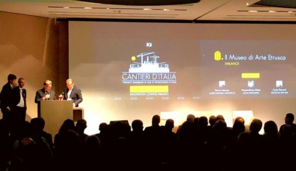 21 Novembre 2019 - Presentazione del progetto "Museo di Arte Etrusca" al convegno Cantieri d'Italia del Quotidiano Immobiliare