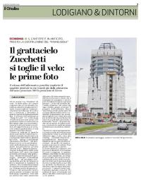 06 Giugno 2016 - Articolo de Il Cittadino sul progetto Torre Zucchetti di Lodi (LO)