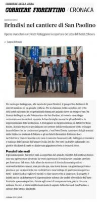 01 Ottobre 2019 - "Brindisi nel cantiere di San Paolino" - CorriereFiorentino.it