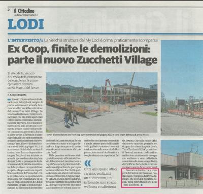 Il CIttadino - Progetto “Zucchetti Village” | Lodi